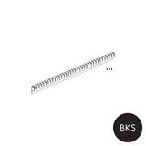 MAXe 30 mm shelf divider rear adaptor 900 mm bay  893 W x 45 H x 25 mm D(E9119.4BKS)