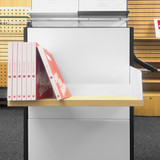 MAXe bookshelf bracket set to suit 200mm D shelf(E6032WTS)