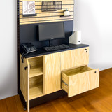 MAXe cupboard 1200mm bay 1199 W x 720 H x 400 mm  D(E64712.4OAK)