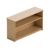 Counter 1800 mm w timber lamin. With adjustable shelf  1800 W x 1000 H x 544 mm D(F4018OAK)