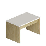 Ditto table top - timber small 950 W x 600 D x 30mm T(D7602WH)