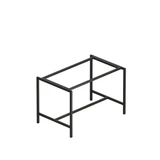 Shop for Shops Ditto table frame - metal large 1200 W x 750 D x 780mm H(D6861BKS)