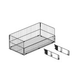 MAXe wire basket collapsible with angle adjustable brackets 882 W x 440 D x 310 mm H(E71509BKS)