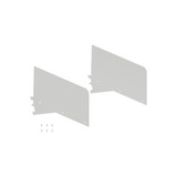 MAXe 30 mm shelf 177 mm high sides angle adjustable (2 angles) bracket set - 400 mm D(E6124WTS)