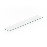 MAXe 8 mm glass shelf 200 D - 1200 mm bay 1190 W x 8 mm Thick(E53212.4CG)