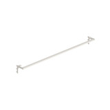 MAXe 8 mm glass shelf bracket set 1200 mm bay 1198 W x 21 H x 108 mm D(E63112.4WTS)