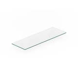 MAXe 8 mm glass shelf 300 D - 900 mm bay 890 W x 8 mm Thick(E53309.4CG)