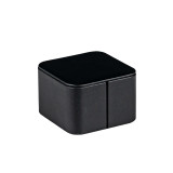 Aura Small Square Pedestal  76 W x 76 D x 51 mm H(J5505BLK)