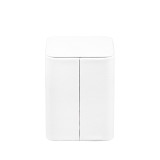 Aura Tall Square Pedestal  76 W x 76 D x 100 mm H(J5507CRM)