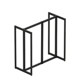 MAXe H frame gondola 1200 bay with extra middle post & 2 x 600 mm end bays 1288 W x 632 D x 1240 mm H(E0623.4BKS)