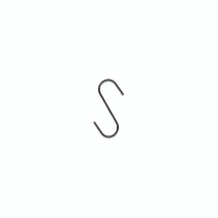 S hook small pack of 10 (A1382CH)