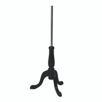 Shop for Shops Timber tripod stand with pole for torsos or busts Base 420 triangular 1260 mm H(B7660BK)
