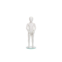 Kids style mannequin age 4 with abstract head and base (B8581SW)