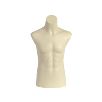 Shop for Shops Budget plastic male torso M-L with mount for pole HT=800, Chest=1050, W=805 mm(B9342SK)