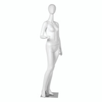 Fibreglass female mannequin egg head (B9401WH)