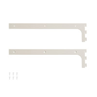 Shop for Shops MAXe 30 mm shelf bracket set 400 mm D 30 H x 2.5 mm Thick(E6004WTS)