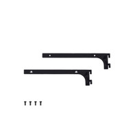 Shop for Shops MAXe 18 mm shelf bracket set 200 mm D 18 H x 2.5 mm Thick(E6012BKS)