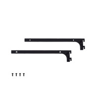 Shop for Shops MAXe 18 mm shelf bracket set 300 mm D 18 H x 2.5 mm Thick(E6013BKS)
