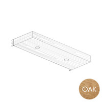 MAXe downlight pelmet box 1200 mm bay (E61412.4OAK)