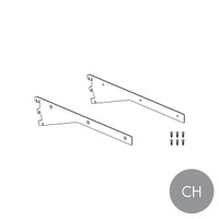 Shop for Shops MAXe 30 mm shelf angle adjustable bracket 400 mm D 30 H x 2.5 mm Thick(E6164CH)