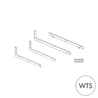 Shop for Shops MAXe 30 mm corner shelf base bracket set 400 mm D 30 H x 2.5 mm Thick(E6904WTS)