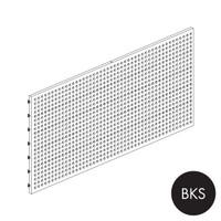 Shop for Shops MAXe peg metal panel 560 H - 1200 mm bay 1190 W x 18 mm Thick(E8612.4BKS)