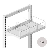 MAXe 30 mm shelf front fence 90 H - 600 mm bay (E9006.4CA)