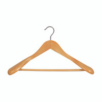 Shop for Shops Wooden hanger premium contoured for suit with formed shoulders & rail 410 W x 14 mm Thick(H2646BH)