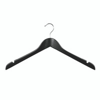 Wooden hanger wishbone with notches & ribs (H2651BK)
