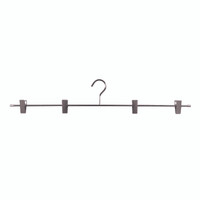 Deluxe wide clip metal hanger with 4 x adjustable clips (H3200CH)