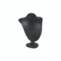 Shop for Shops Leatherette jewellery bust medium 160 W x 120 D x 225 mm H(M3412BK)