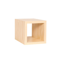 Shop for Shops Small square wooden display cube 298 x 298 x 400 mm D(M5400PY)