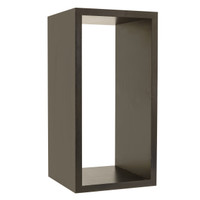 Shop for Shops Large rectangular wooden display cube 796 x 398 x 400 mm D(M5412BK)