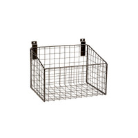 Slatwall mesh basket with low front (S1642BK)