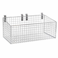 Slatwall mesh basket with low front (S1643CH)