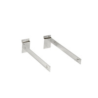 Shop for Shops Slatwall bracket set for 30 mm x 300 mm D shelf 300 D x 30 H x 2.5 mm Thick(S1673CH)