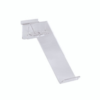 Shop for Shops Slatwall acrylic angled shoe shelf with swivel display 100 W x 300 mm L(S2540CA)