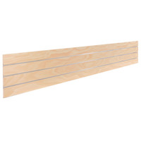 Slatwall timber laminate top/bottom plank with3 inserts (S3705PYAL)