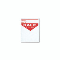 Shop for Shops Rectangular sale stickers usual price/sale price 30 W x 40 mm H(T1569WHRD)