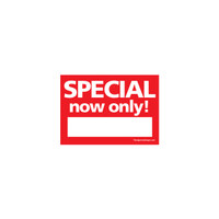 Shop for Shops Rectangular sale stickers special now only! 60 W x 40 mm H(T1584RDWH)