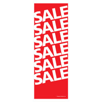 Shop for Shops Outdoor pvc banner with ropes "sale" 865 W x 2400 mm H(T3373RDWH)