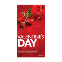 Shop for Shops Event Poster "VALENTINE'S DAY" 530 W x 1000mm H(T4643RDWH)