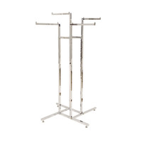 4-Way Rack Kit With 4 x Straight Arms  Chrome (RFWK4S0WCH)