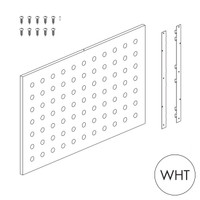 Shop for Shops Peggie panel 75 x 70mm perforated pattern with MAXe brackets 890 W x 558 mm H(P0609WHT)