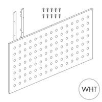 Shop for Shops Peggie panel 75 x 70mm perforated pattern with MAXe brackets 1190 W x 558 mm H(P0612WHT)