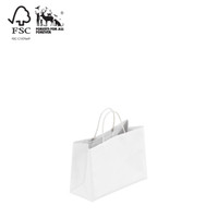 Kraft paper bag boutique extra small with handle (A8026.1WH)