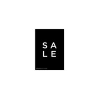 Shop for Shops A5 portrait double sided sign card "S A L E" (pack of 5) 148 W x 210 mm H(T7719.1BKWH)