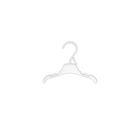 Kids plastic top hanger (HK1200WH)