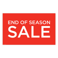 Poster "END OF SEASON SALE" (T4434RDWH)