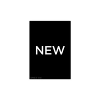 Shop for Shops A4 portrait double sided sign card "NEW" (pack of 5) 210 W x 297 mm H(T7548.1BKWH)
